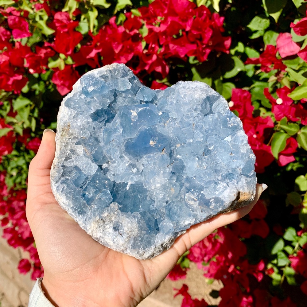 Celestite Crystal Stone - 3lb. 11 oz.